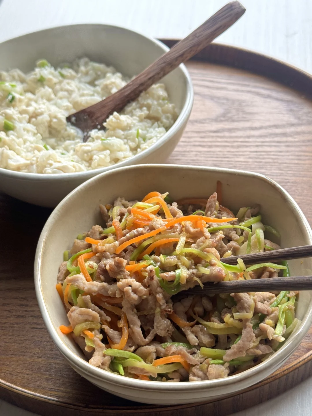 好喜欢这样干净清淡的饭菜