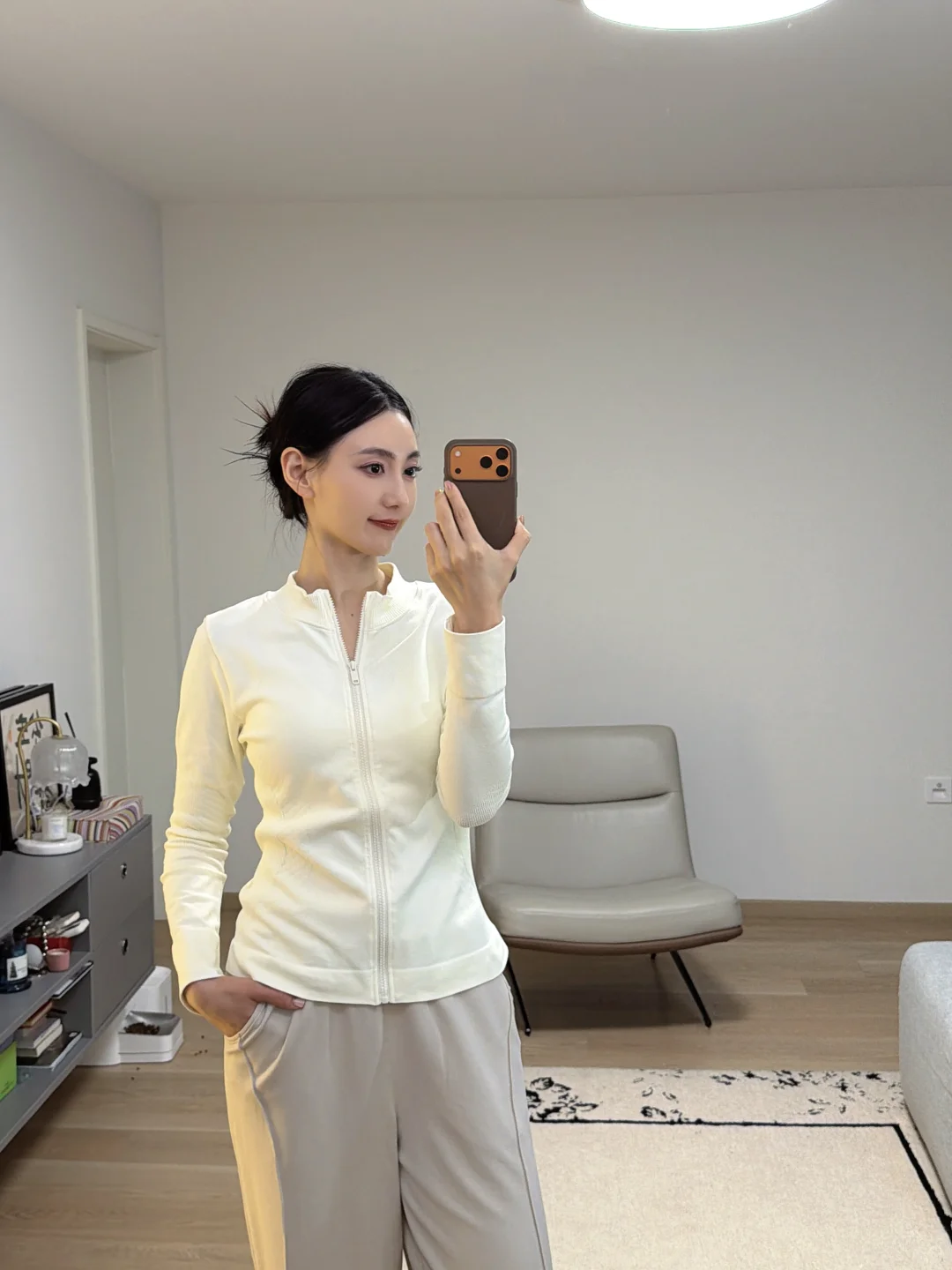 秋冬穿这套奶系瑜伽服真的巨显身材!!🥛