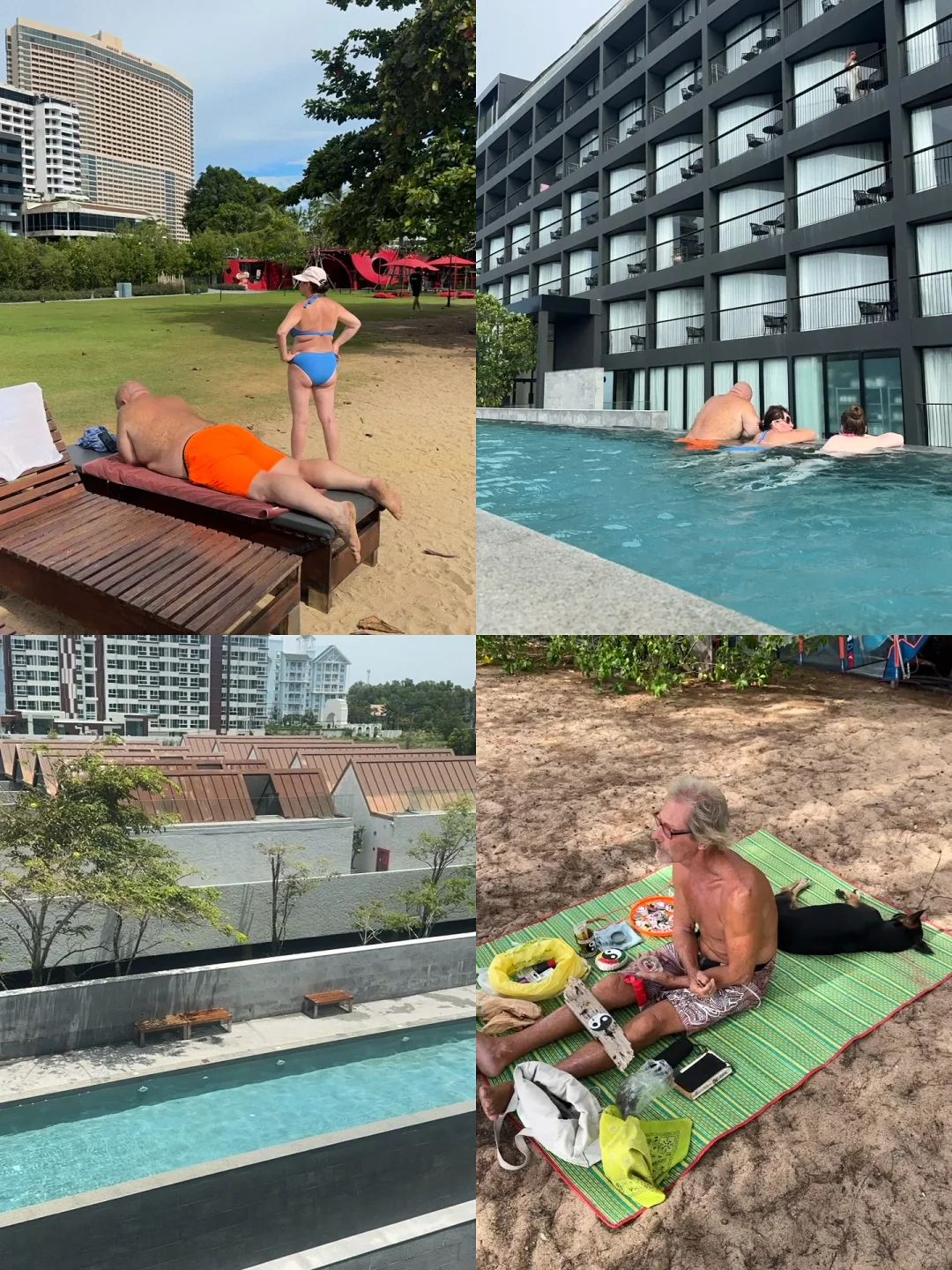 “泡在泳池里的蓝色夏天🥽”🌊💙