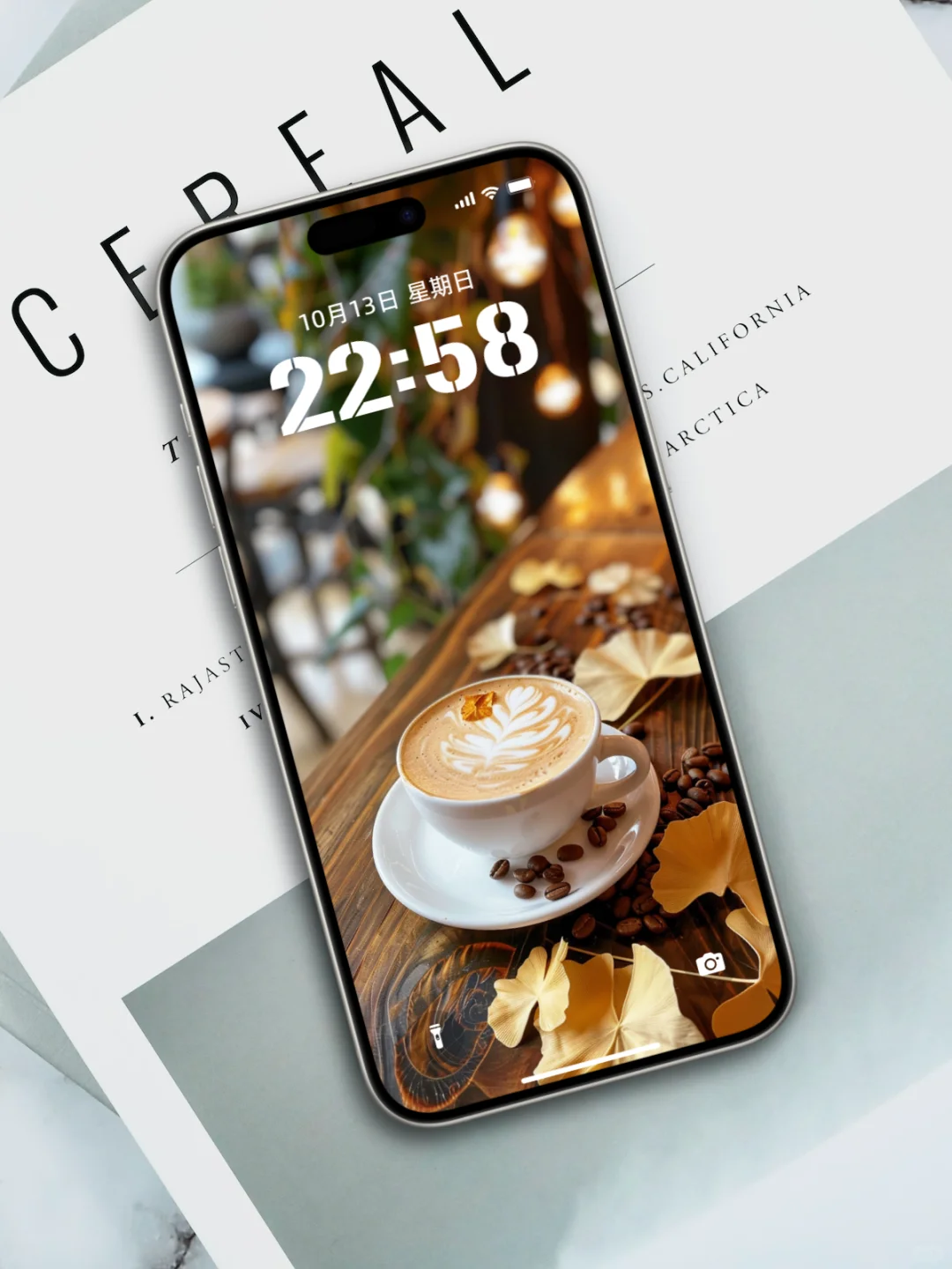 MarvelWall 咖啡壁纸 金粉咖啡 | 招财盛景