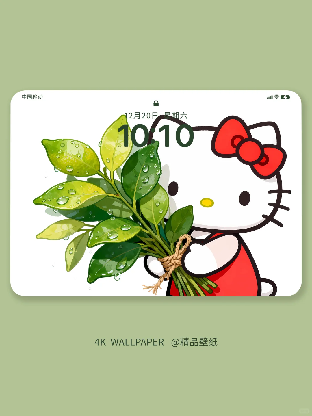 HelloKitty|566|柚子叶平板壁纸