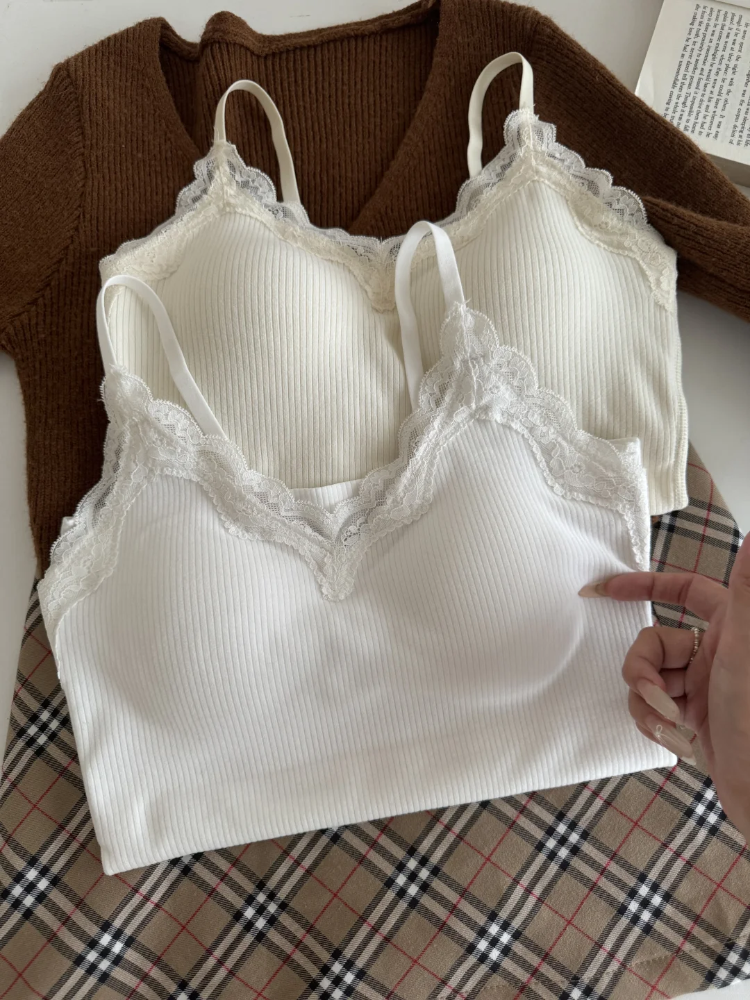 这就是咱家自带显胸buff的蕾丝吊带!29.9🫣