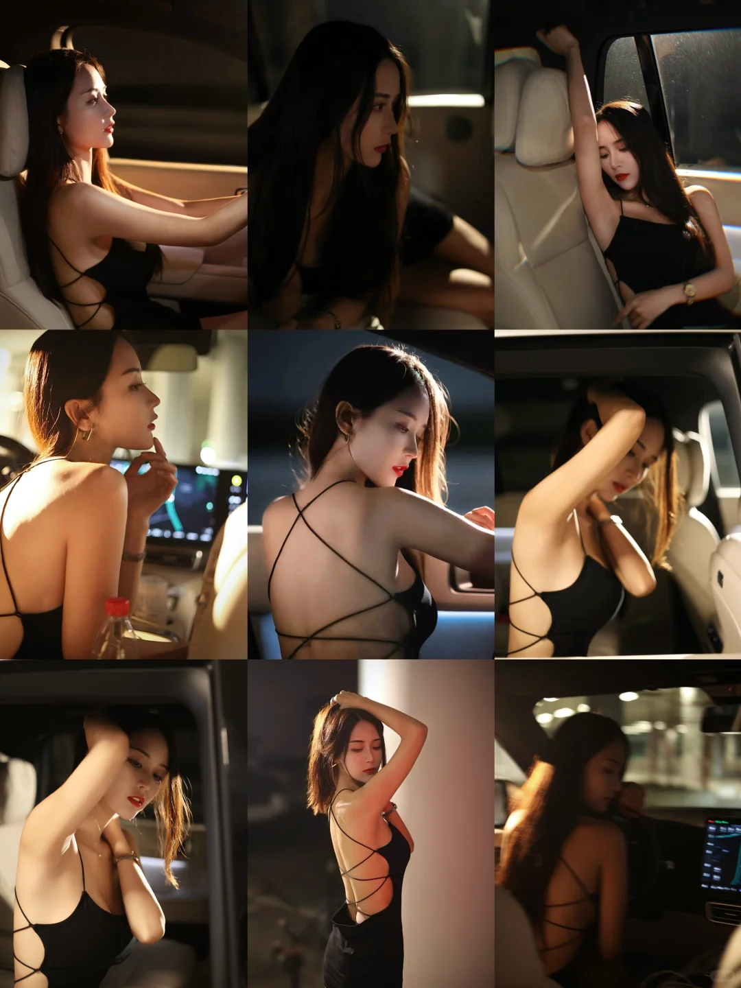 0成本|车内拍摄✨美神降临头像灵感pose16个