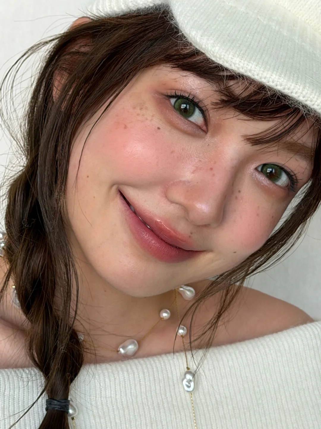 纯欲风白桃汽水雀斑妆|圆脸宝宝天菜妆