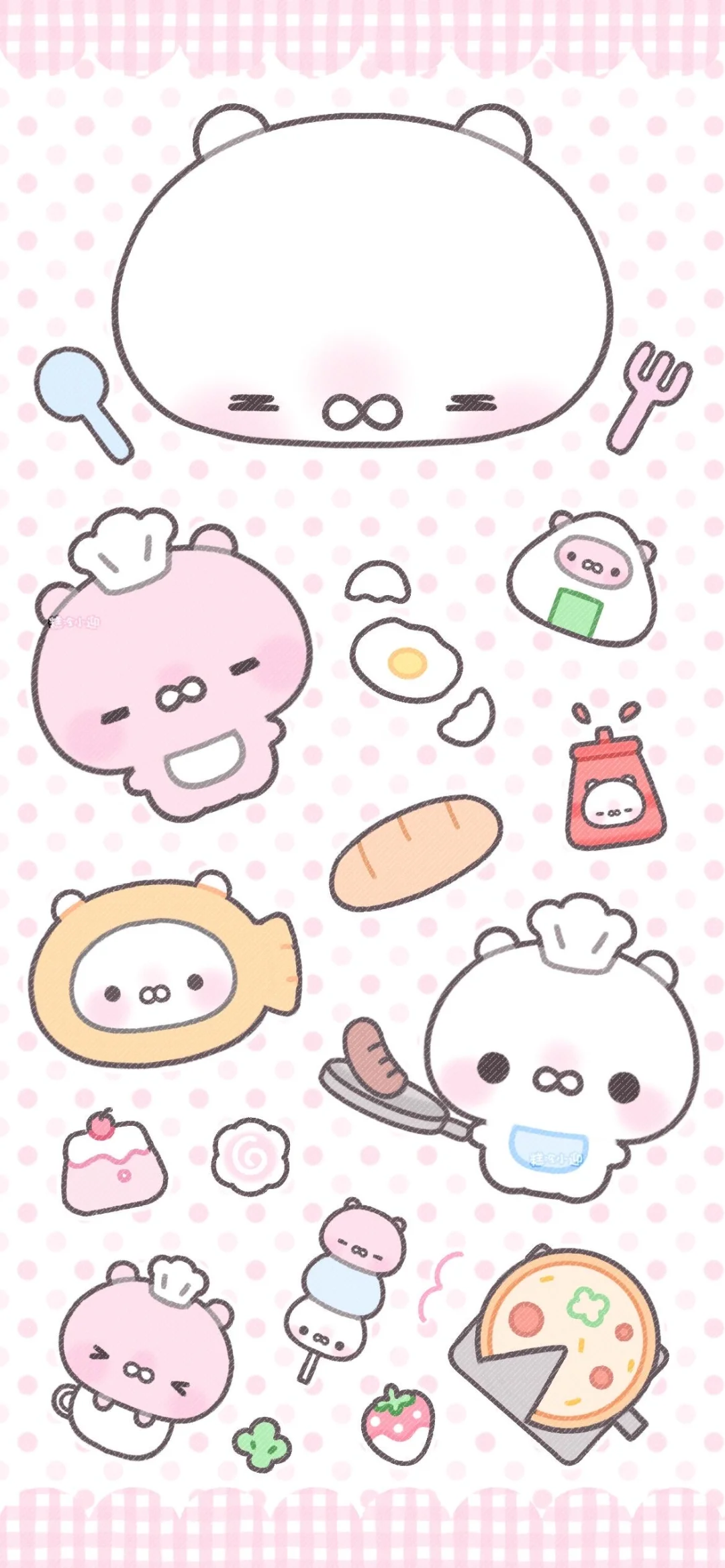 𝙬𝙖𝙡𝙡𝙥𝙖𝙥𝙚𝙧 | 兔丸配套粉色系壁纸