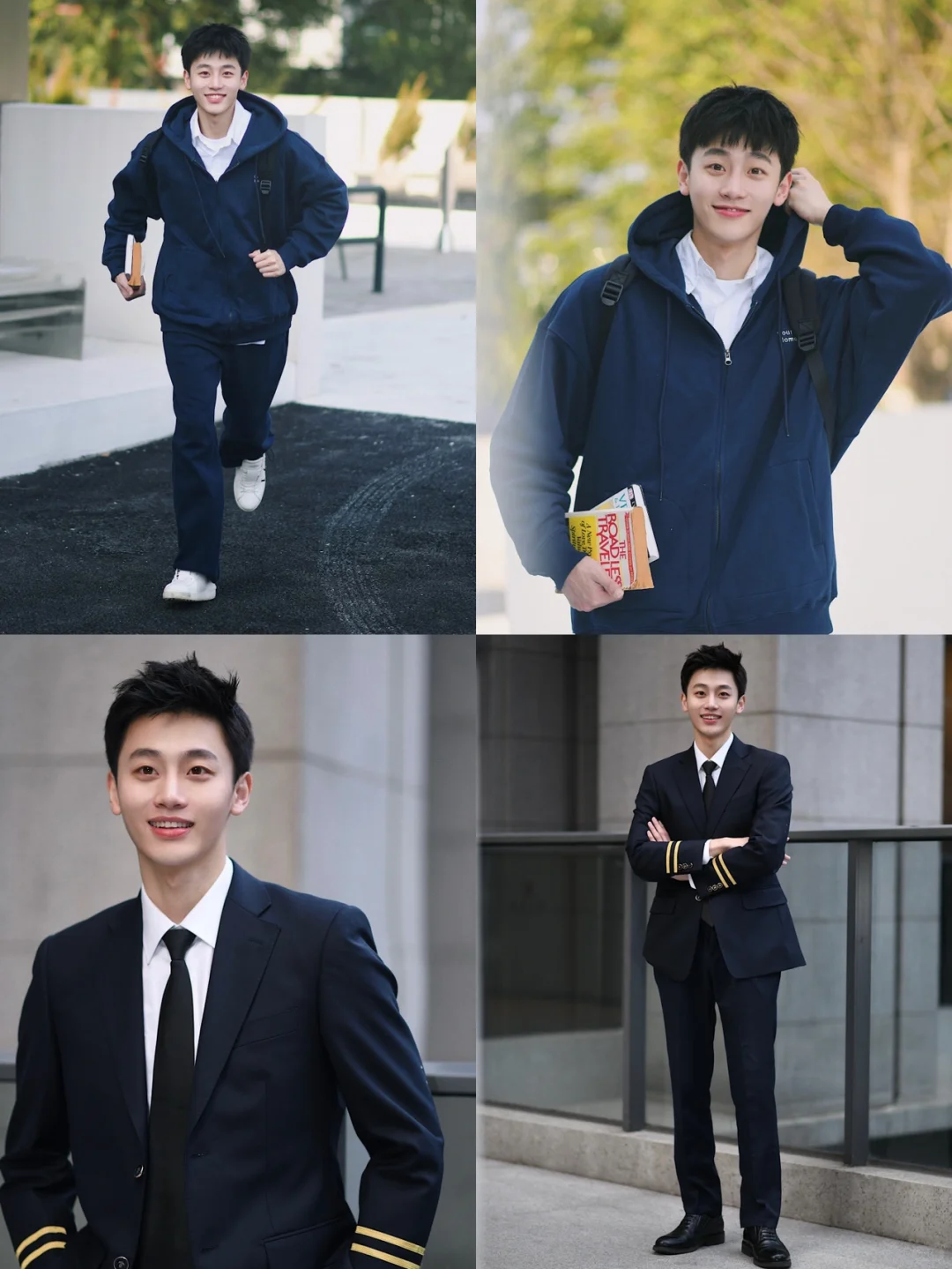 男生写真📸少年学生装vs正装制服2选1