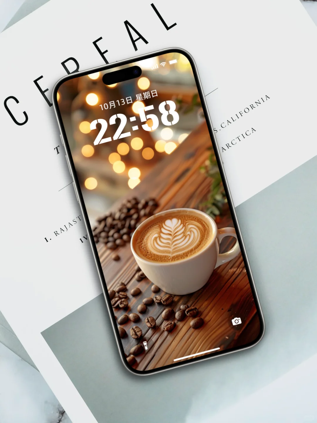 MarvelWall 咖啡壁纸 金粉咖啡 | 招财盛景