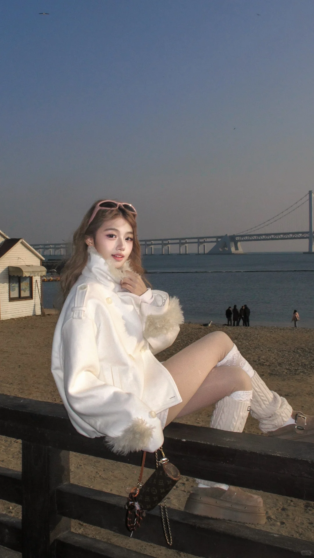 去海边追一场落日🌄