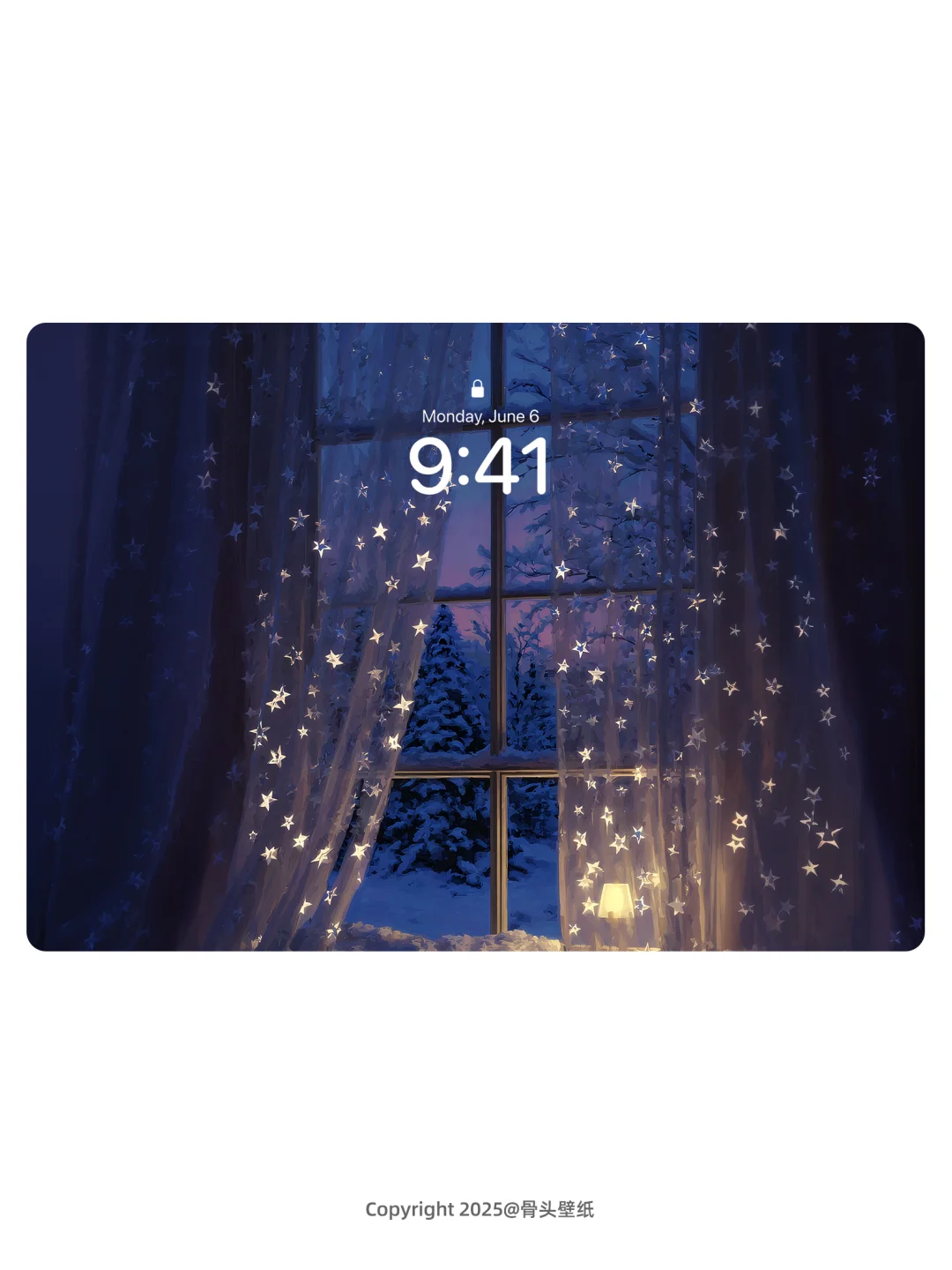 雪花落满枝头星星都藏在纱帘里了329