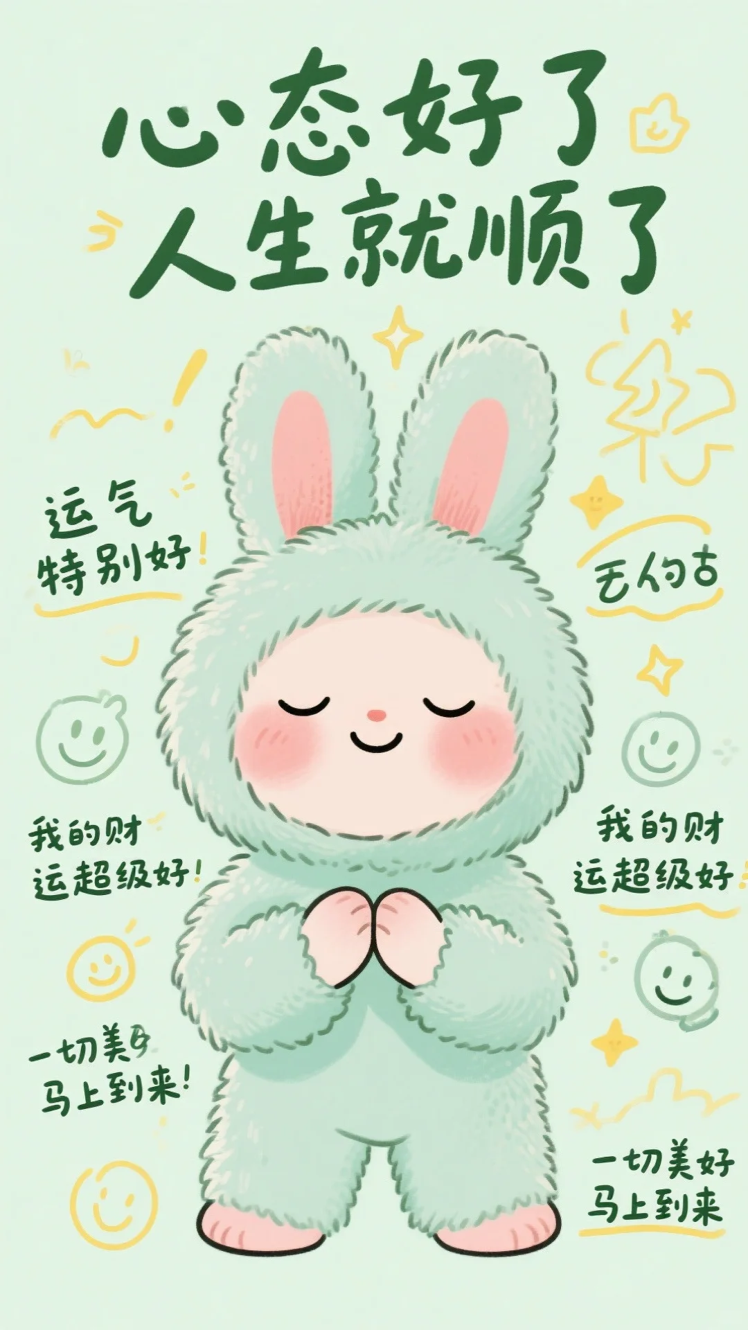 手机壁纸 | 爱财爱己 风生水起 🙌