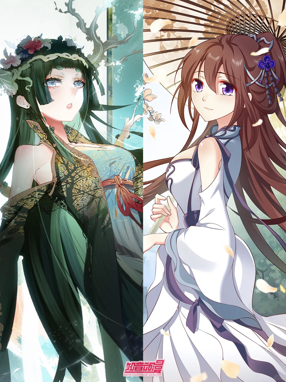 二次元氛围感美女|手机壁纸