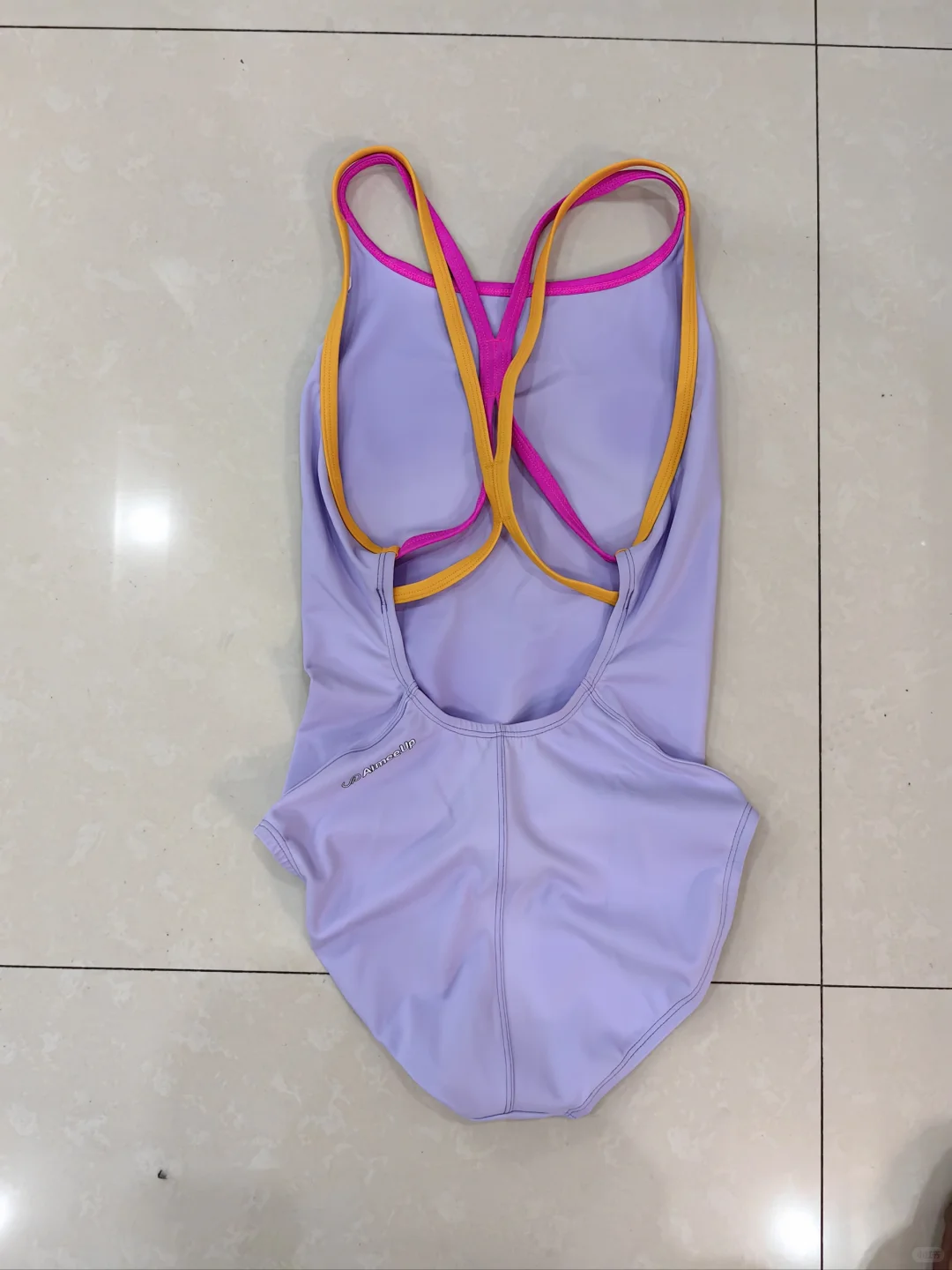 结论: AimeeUp 浅紫色单层双肩带泳衣