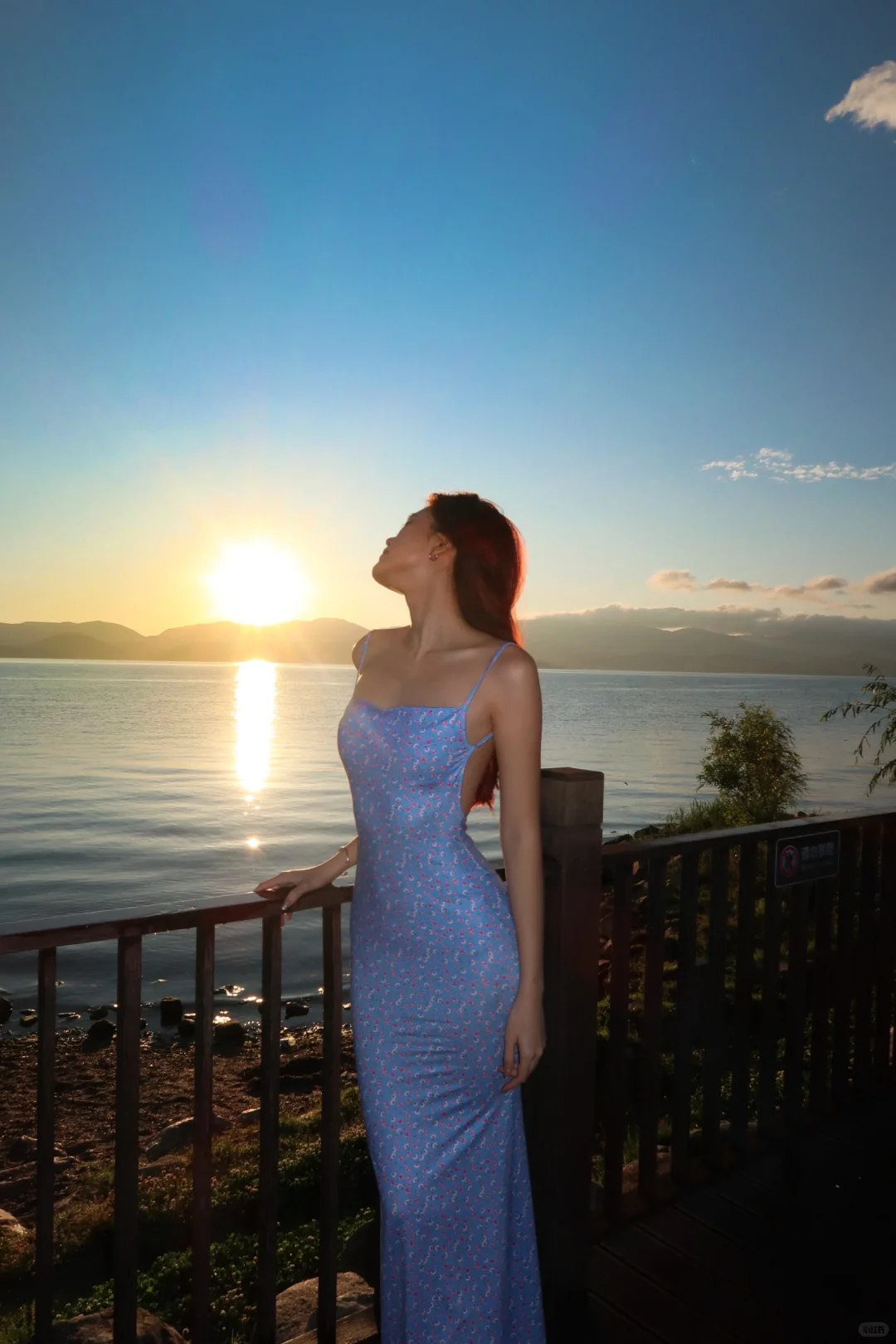 SHEIN 40💰绝美大露背碎fa裙 🌸