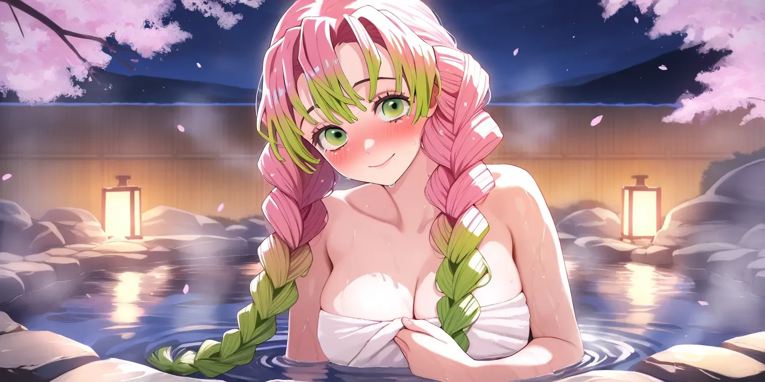 曝光🌸恋柱的秘密温泉时光！