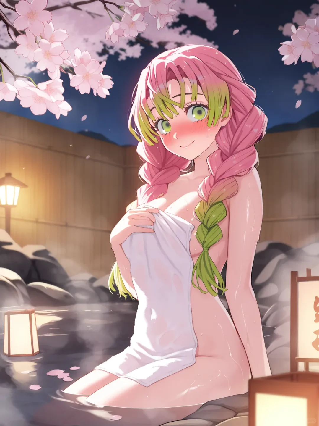 曝光🌸恋柱的秘密温泉时光!