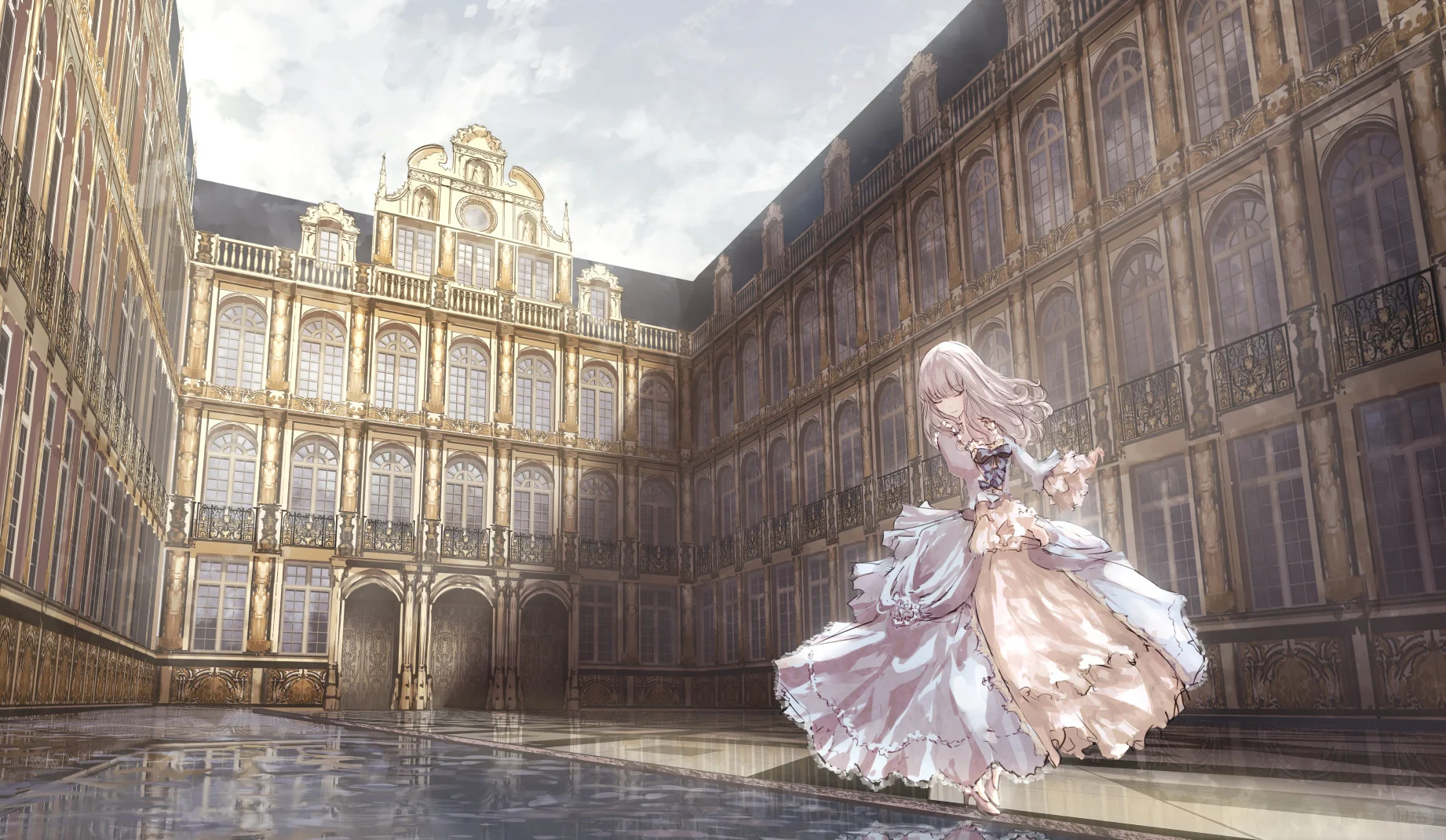 欣赏绝佳细腻的中世纪少女~