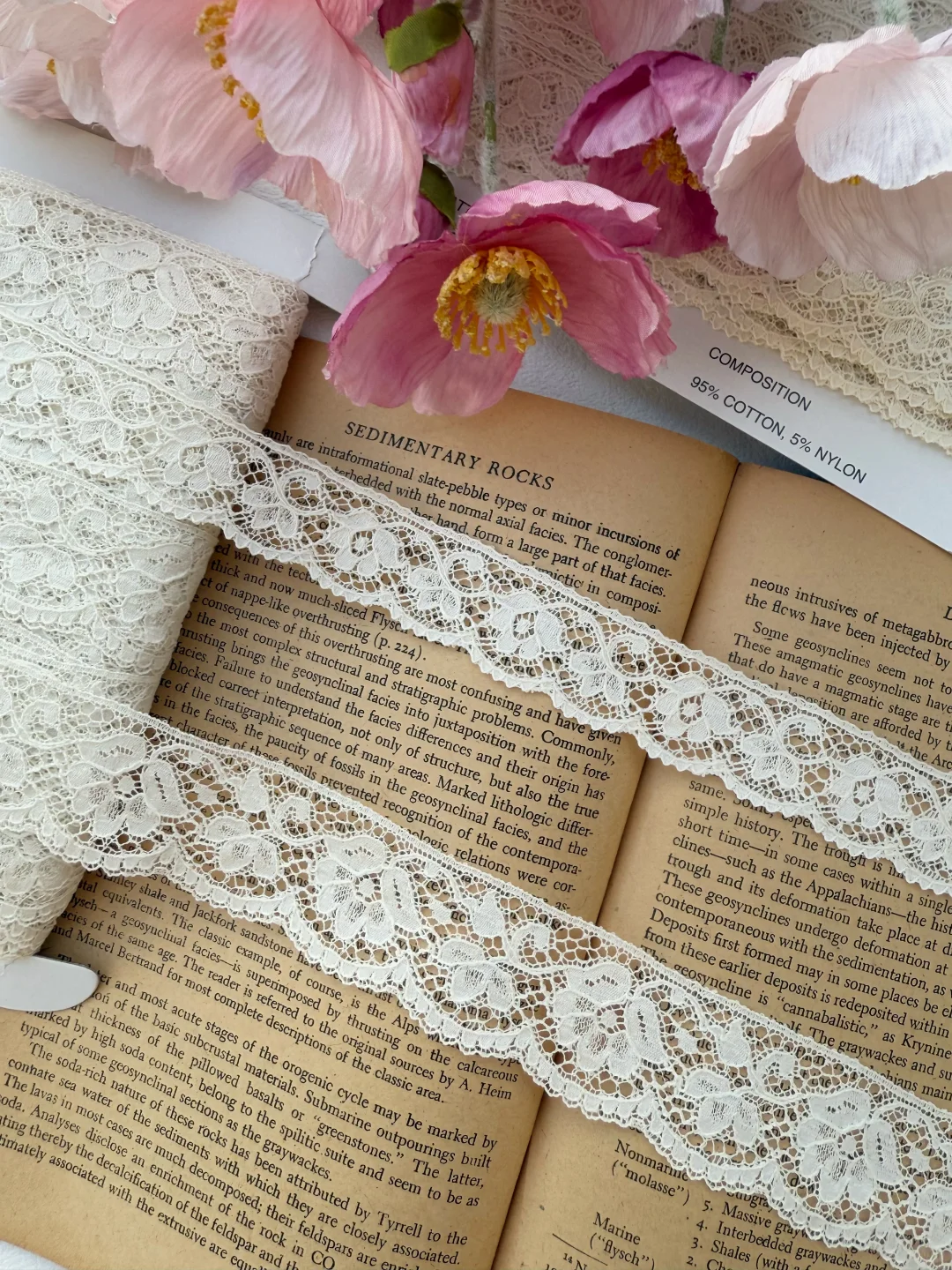 法蕾米白色高档棉线花边辅料