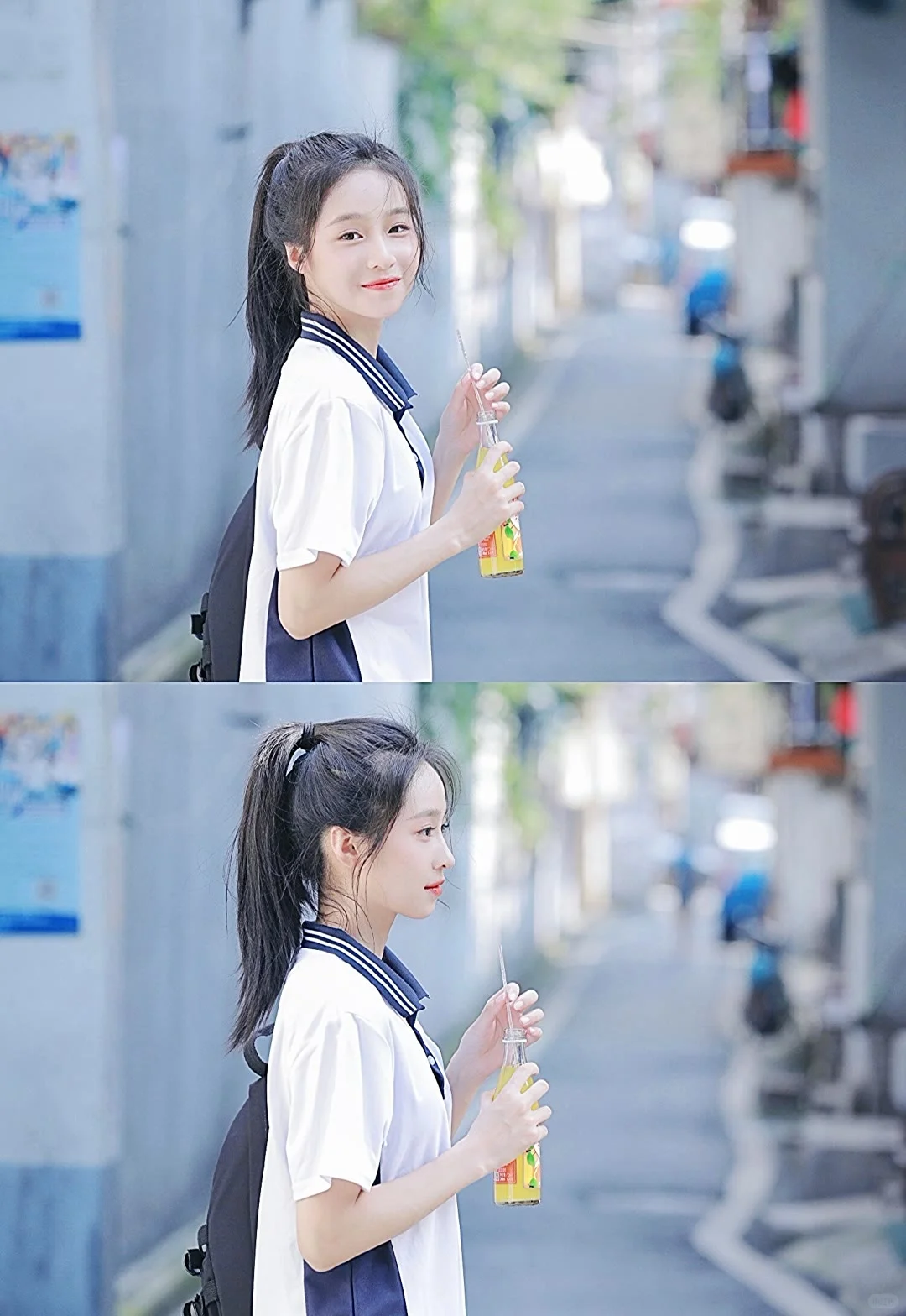 🍃谁的青春里没有这样的校服马尾女生呀