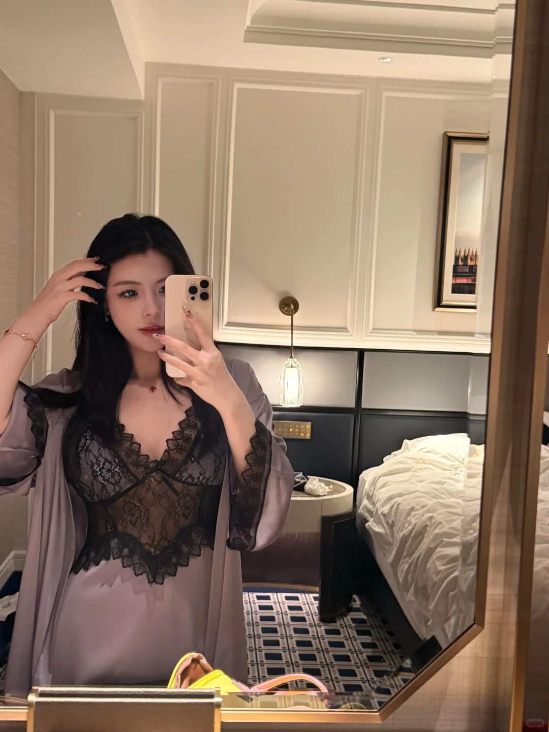 怒拍100张 紫色睡衣真的太魅了～