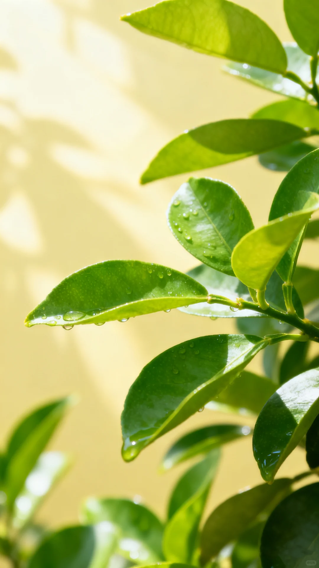 🌿 把好运装进口袋|绿柚叶主题壁纸分享