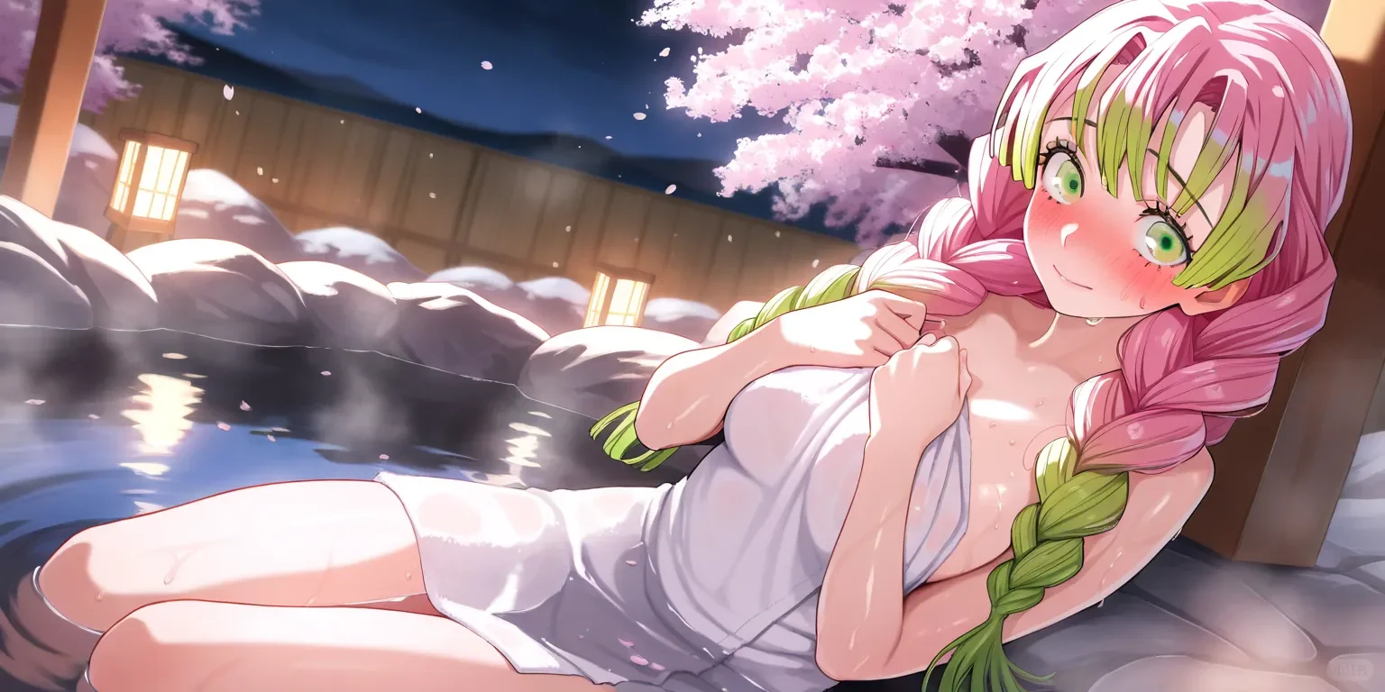 曝光🌸恋柱的秘密温泉时光!