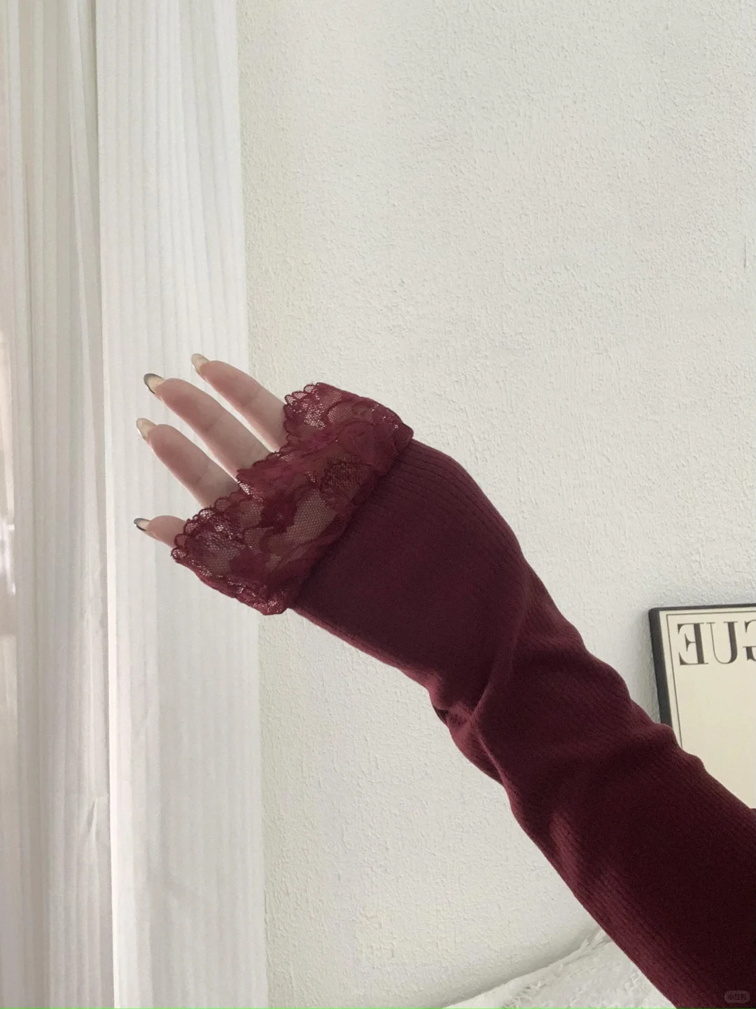 这个安克拉红蕾丝真的嘎嘎显白啊!!