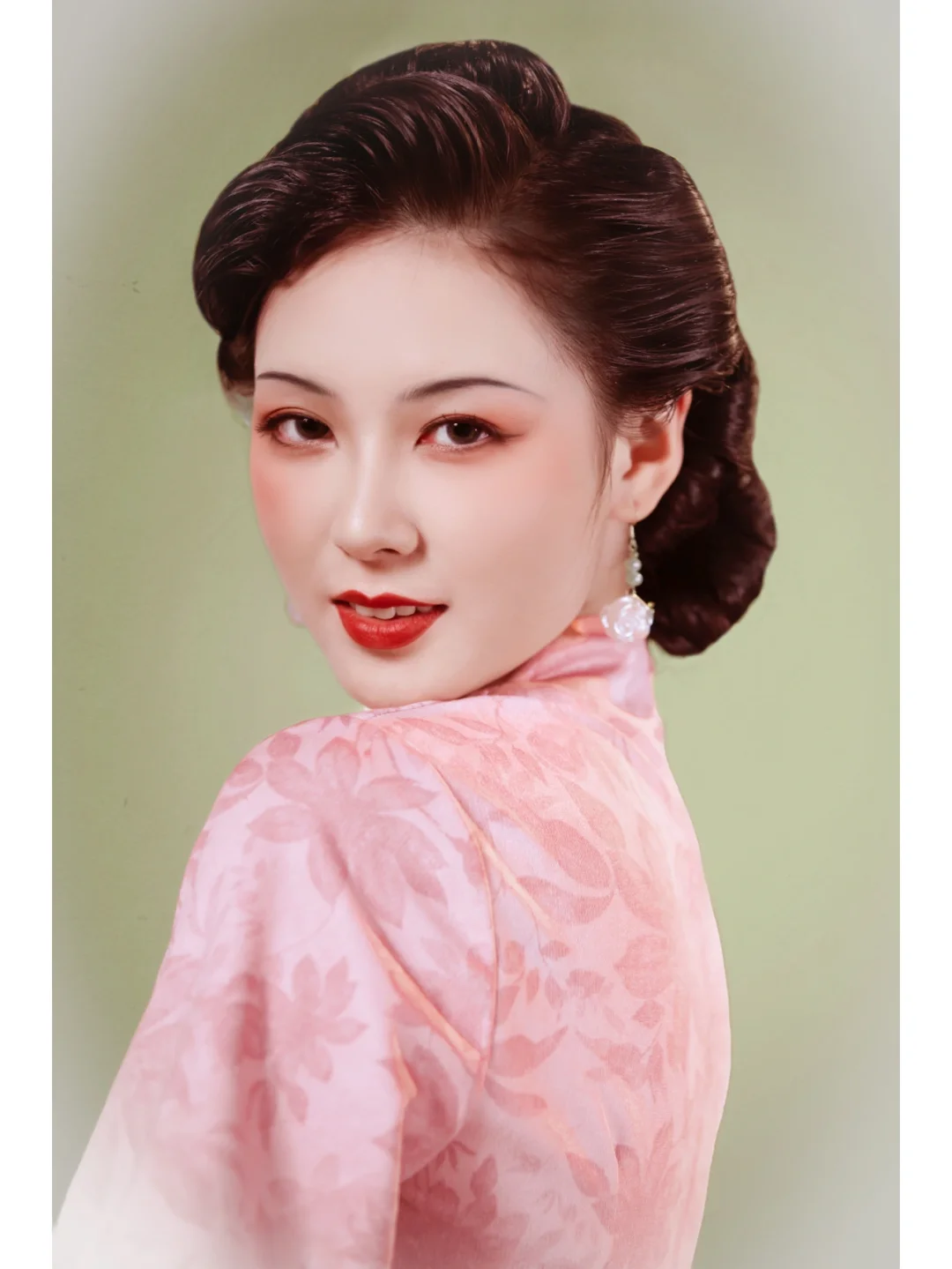 是月份牌 同款 画报女郎呀