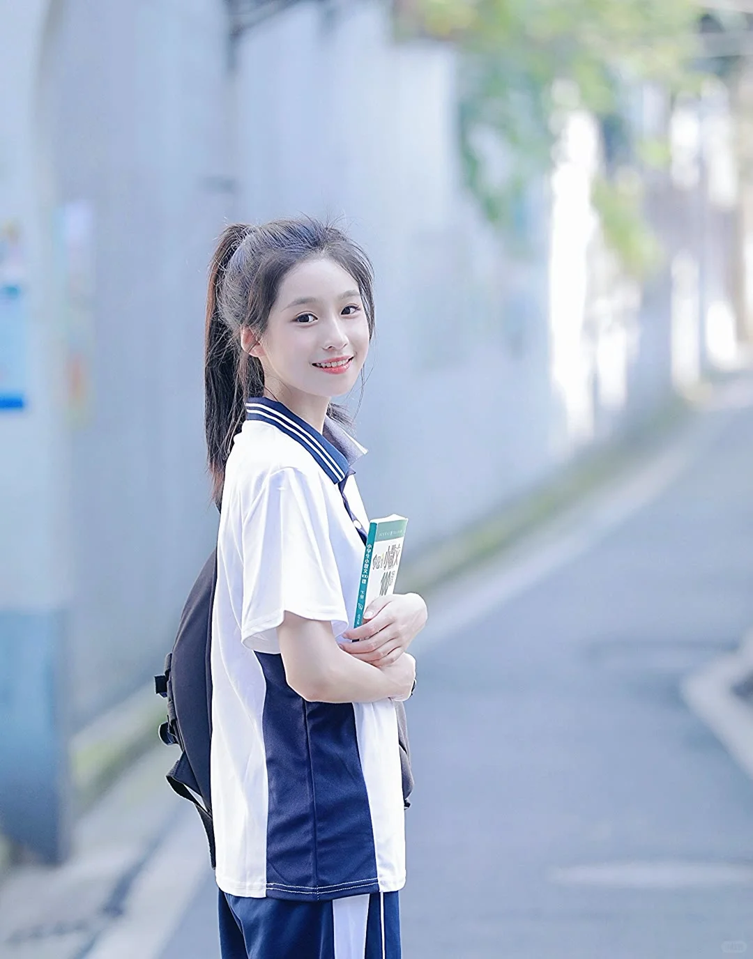 🍃谁的青春里没有这样的校服马尾女生呀