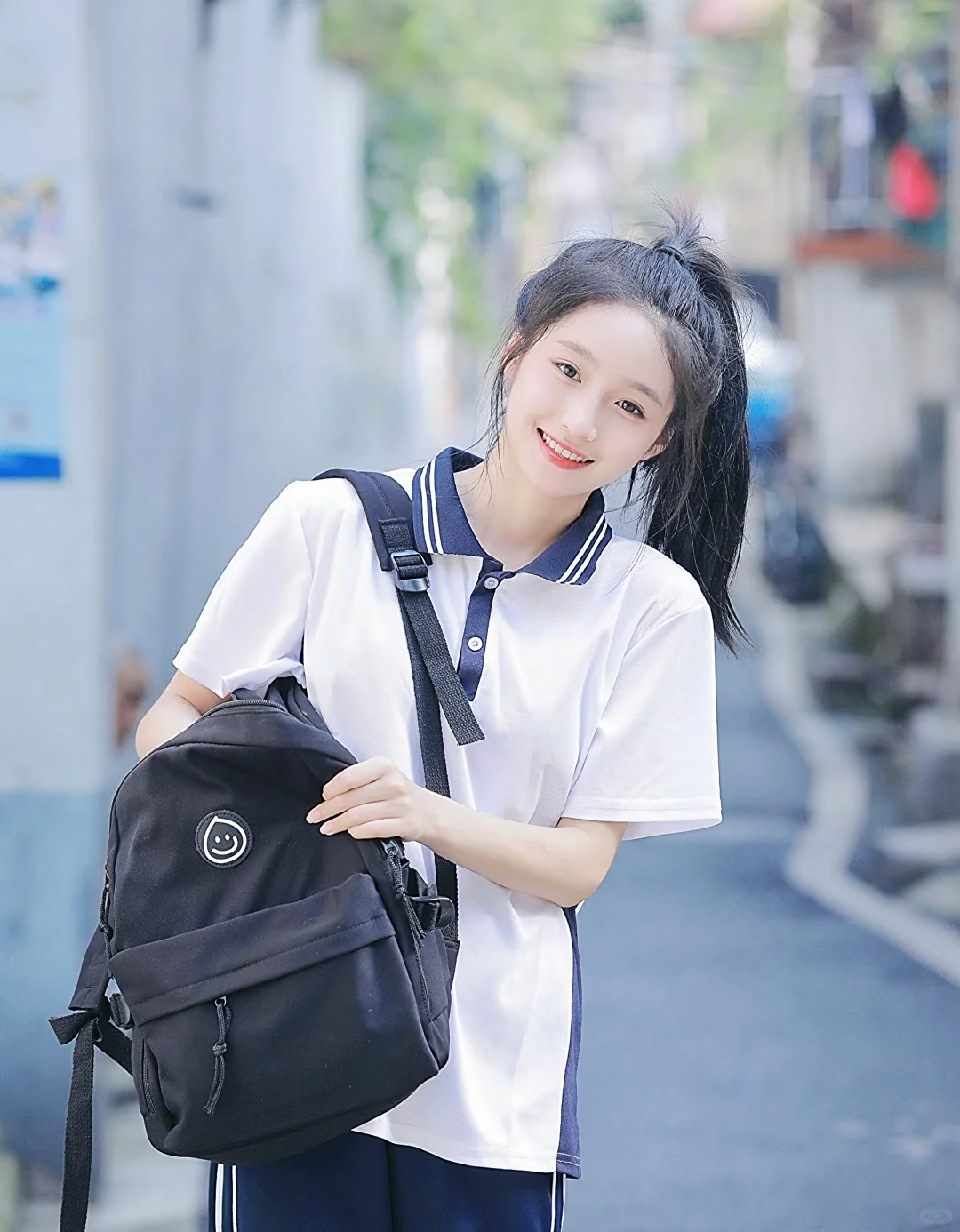 🍃谁的青春里没有这样的校服马尾女生呀