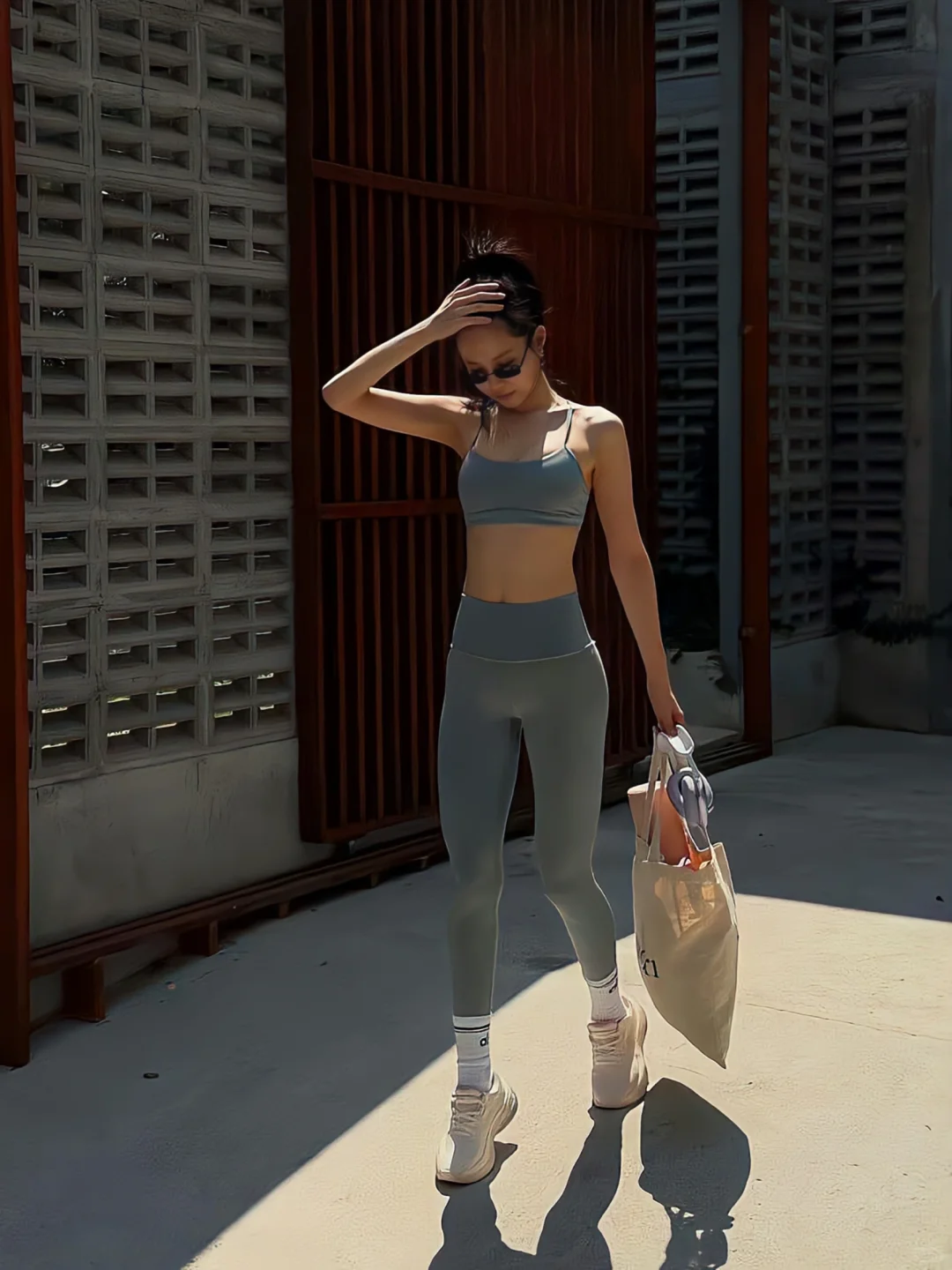 孙娜恩健身穿搭|漂亮gym fit就是健身的动力