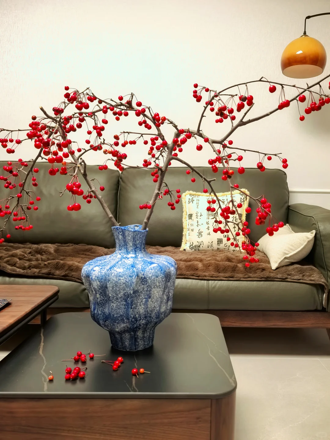 北方的秋天,两枝“山丁子”带来的愉悦~