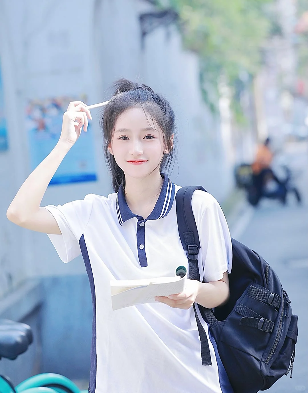 🍃谁的青春里没有这样的校服马尾女生呀