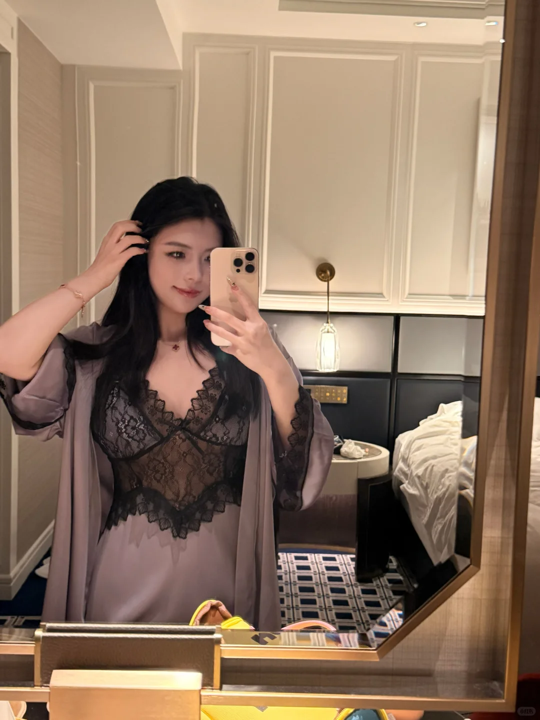 怒拍100张 紫色睡衣真的太魅了～