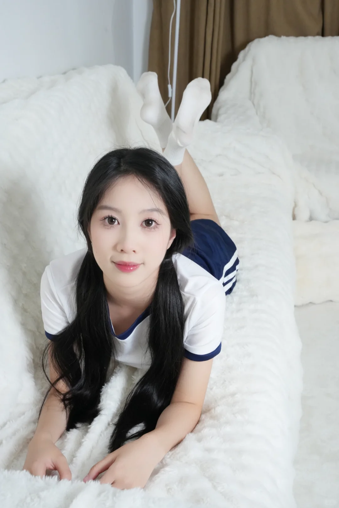 超元气体操服白袜少女写真！