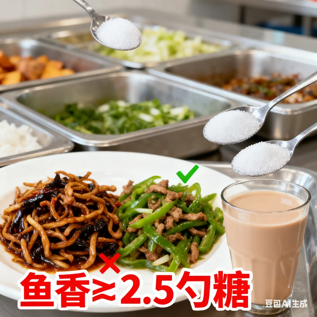 这些“健康菜”比奶茶还甜，控糖党快逃⚠️