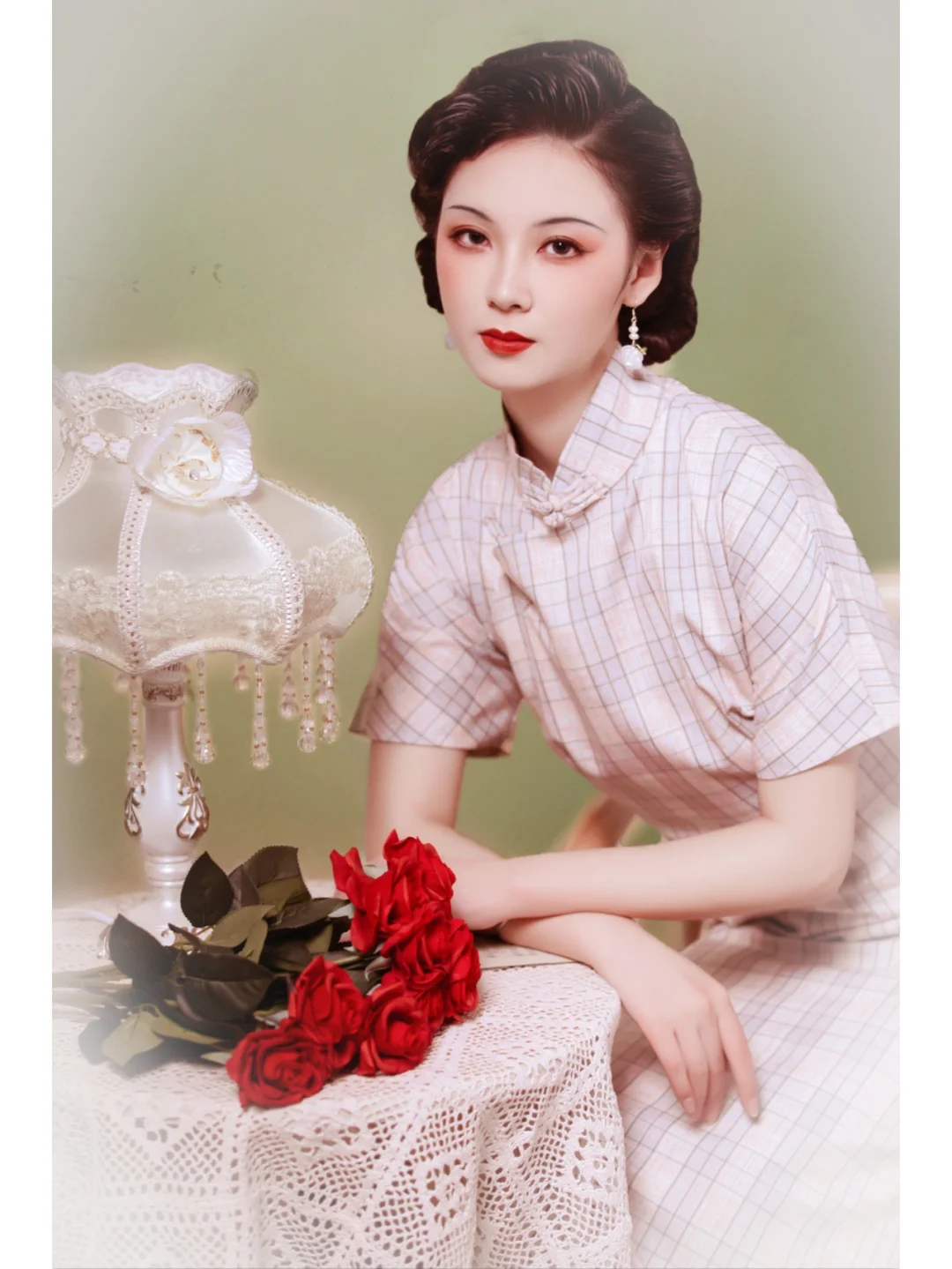 是月份牌 同款 画报女郎呀