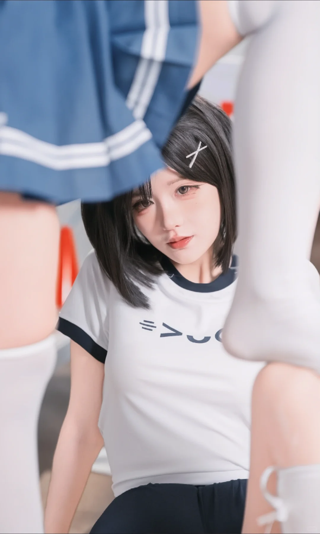 闺蜜拍照 | 体操服vs水手服