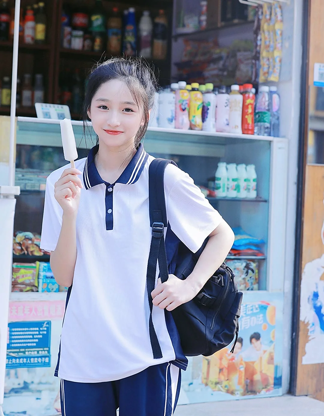 🍃谁的青春里没有这样的校服马尾女生呀