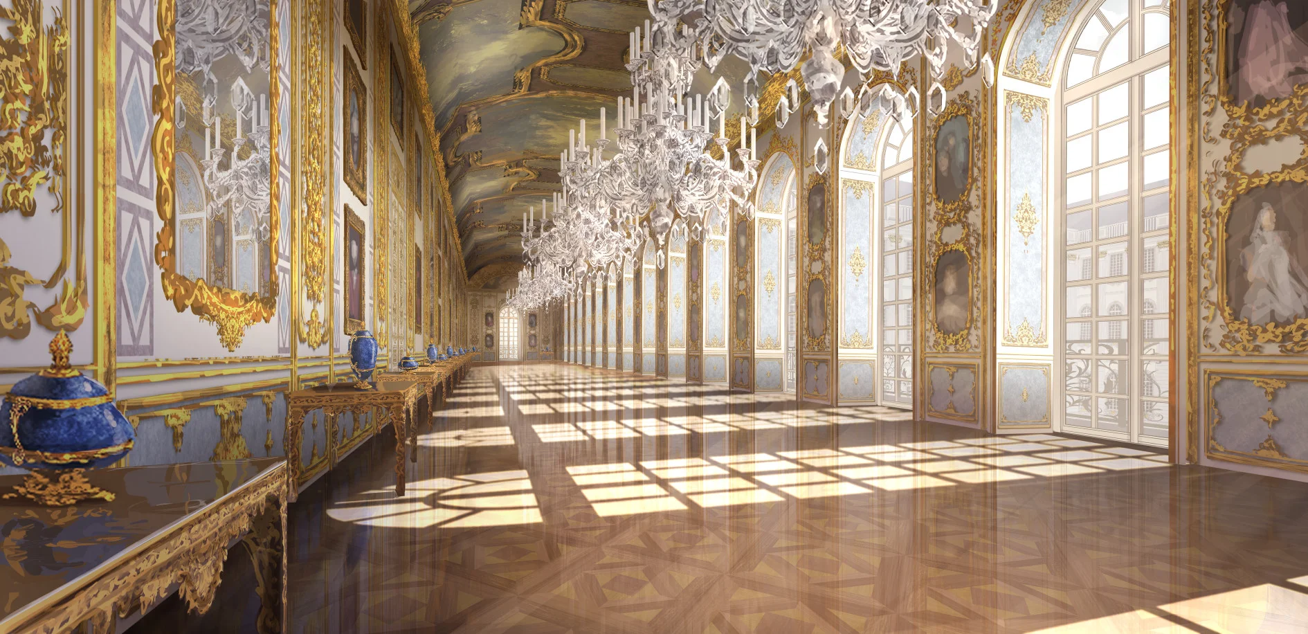 欣赏绝佳细腻的中世纪少女~