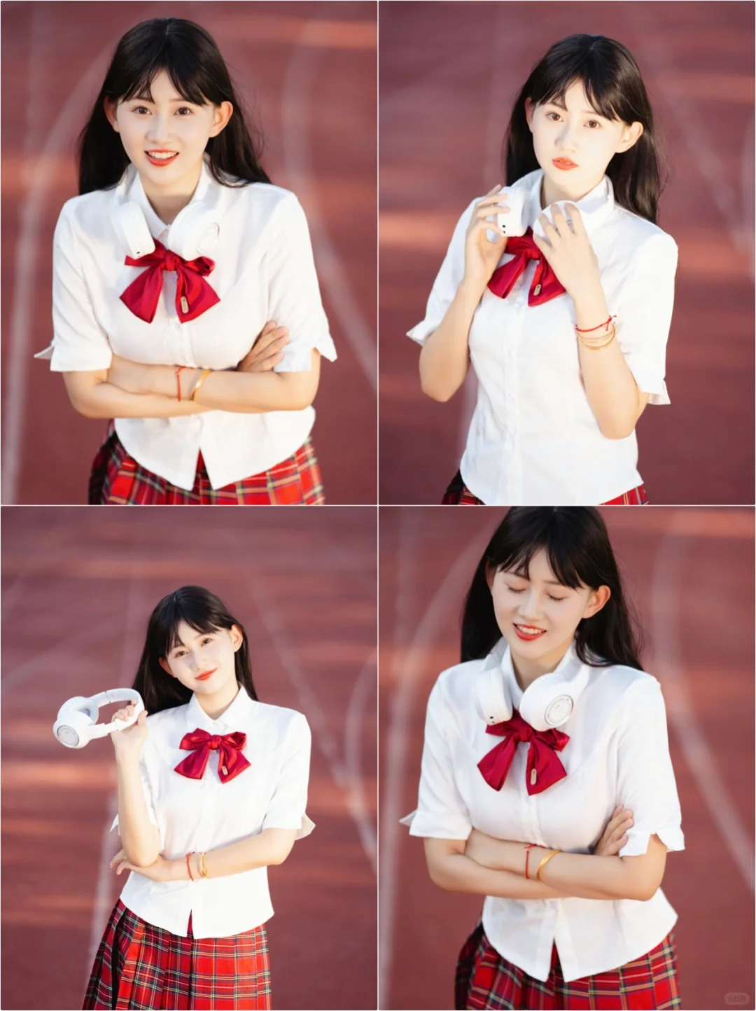 📸红色JK写真拍摄，瀛海足球主题公园🎉