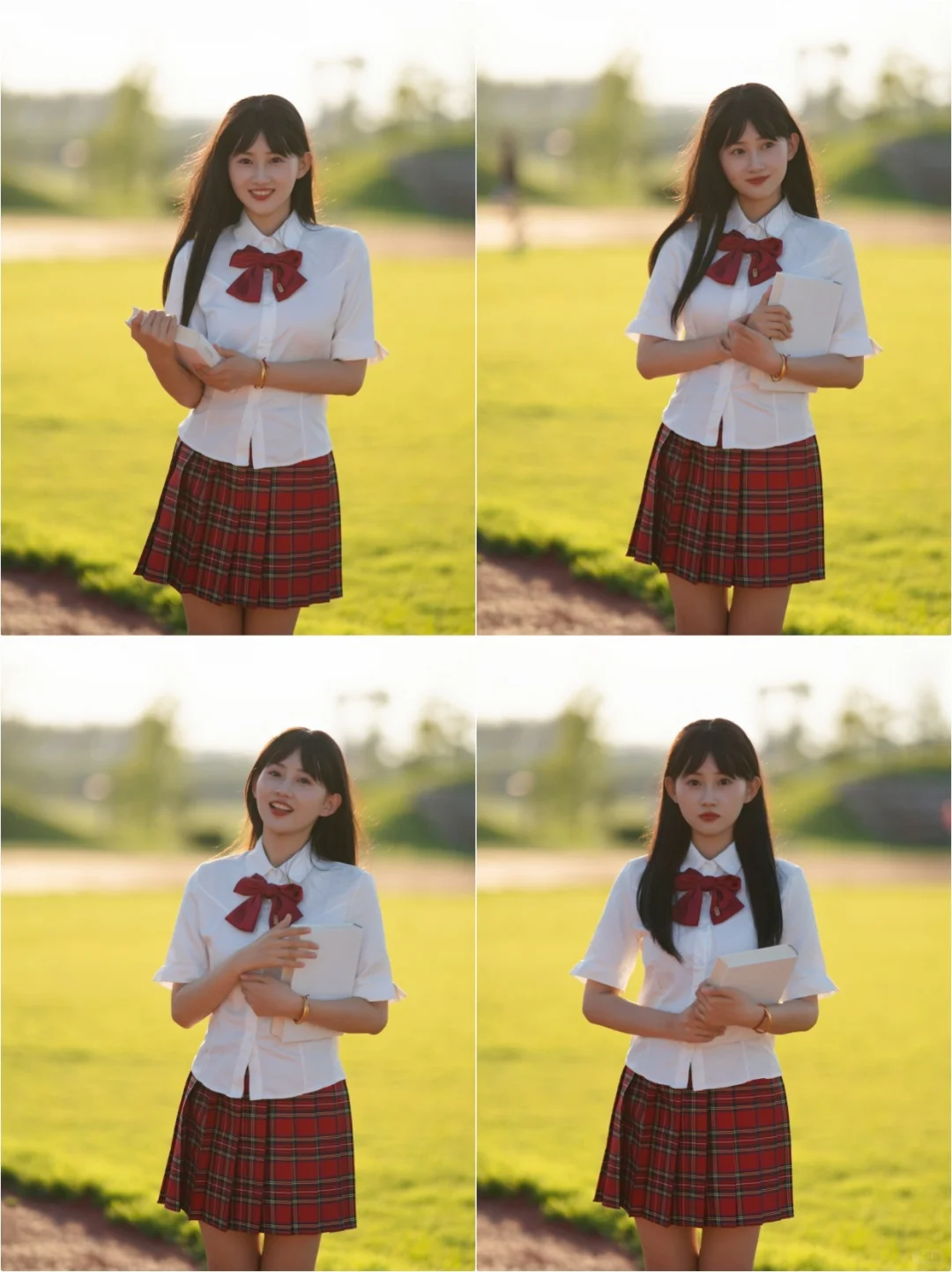 📸红色JK写真拍摄，瀛海足球主题公园🎉