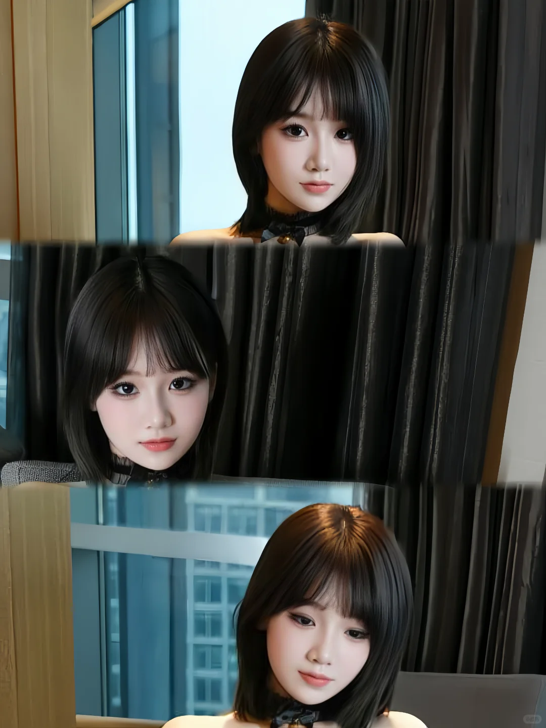 阿汁-黑色连衣裙