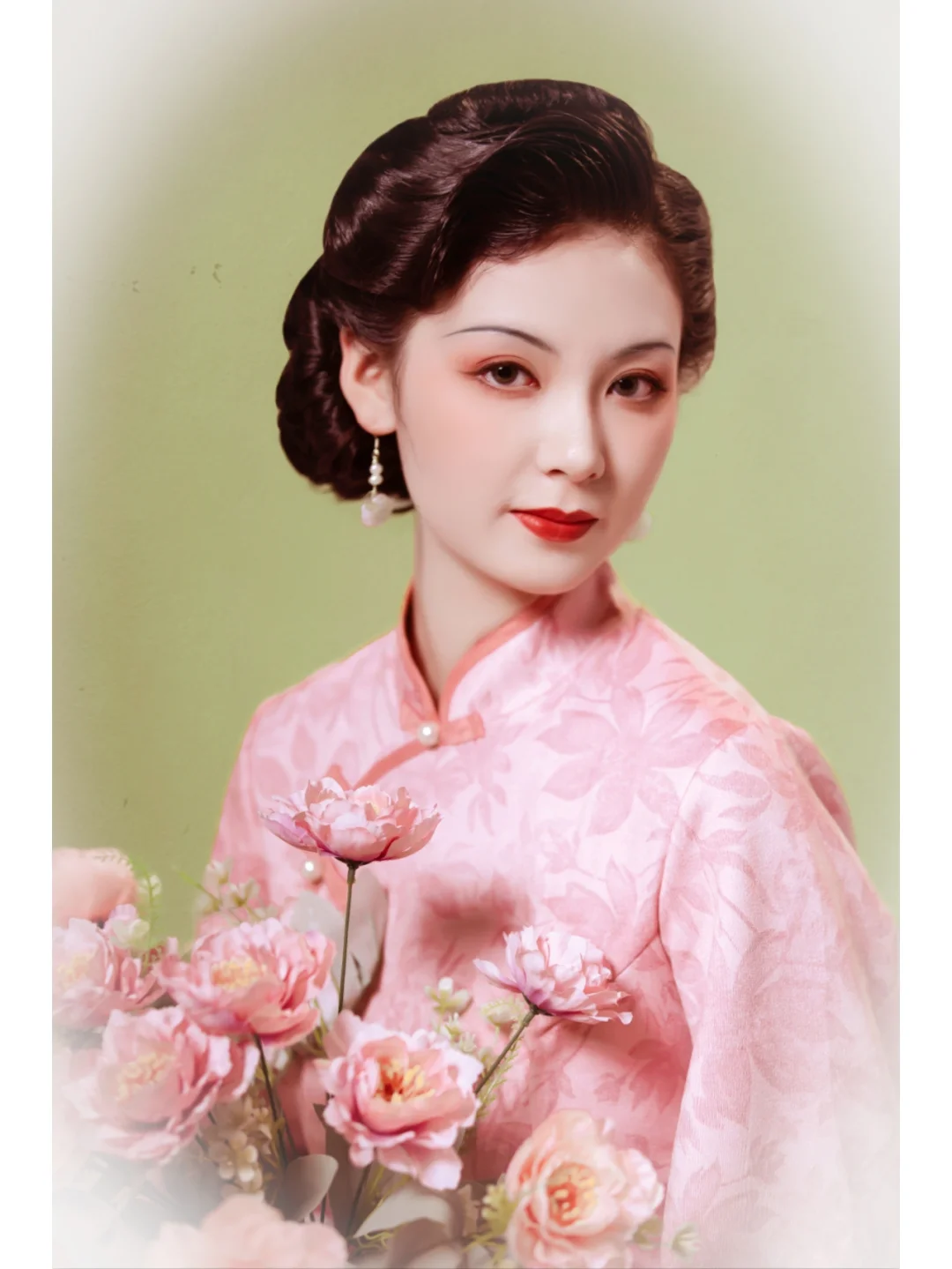 是月份牌 同款 画报女郎呀