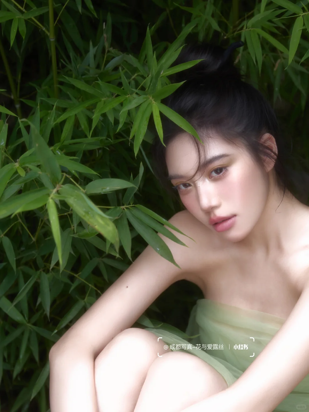 一袭轻纱漫入竹海间🎋|轻私房写真
