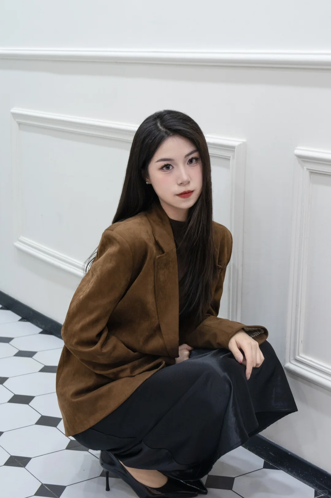 当遇上社牛的模特你就有福了‼️