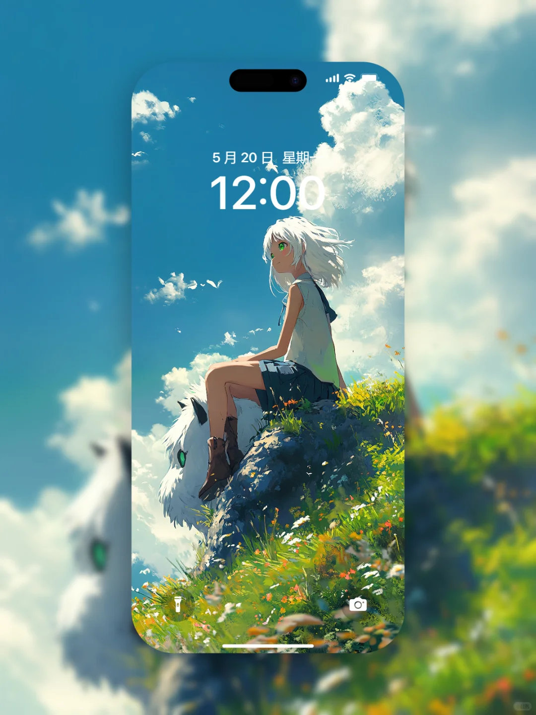 iOS深景手机壁纸 今天整点可爱的史迪仔仔