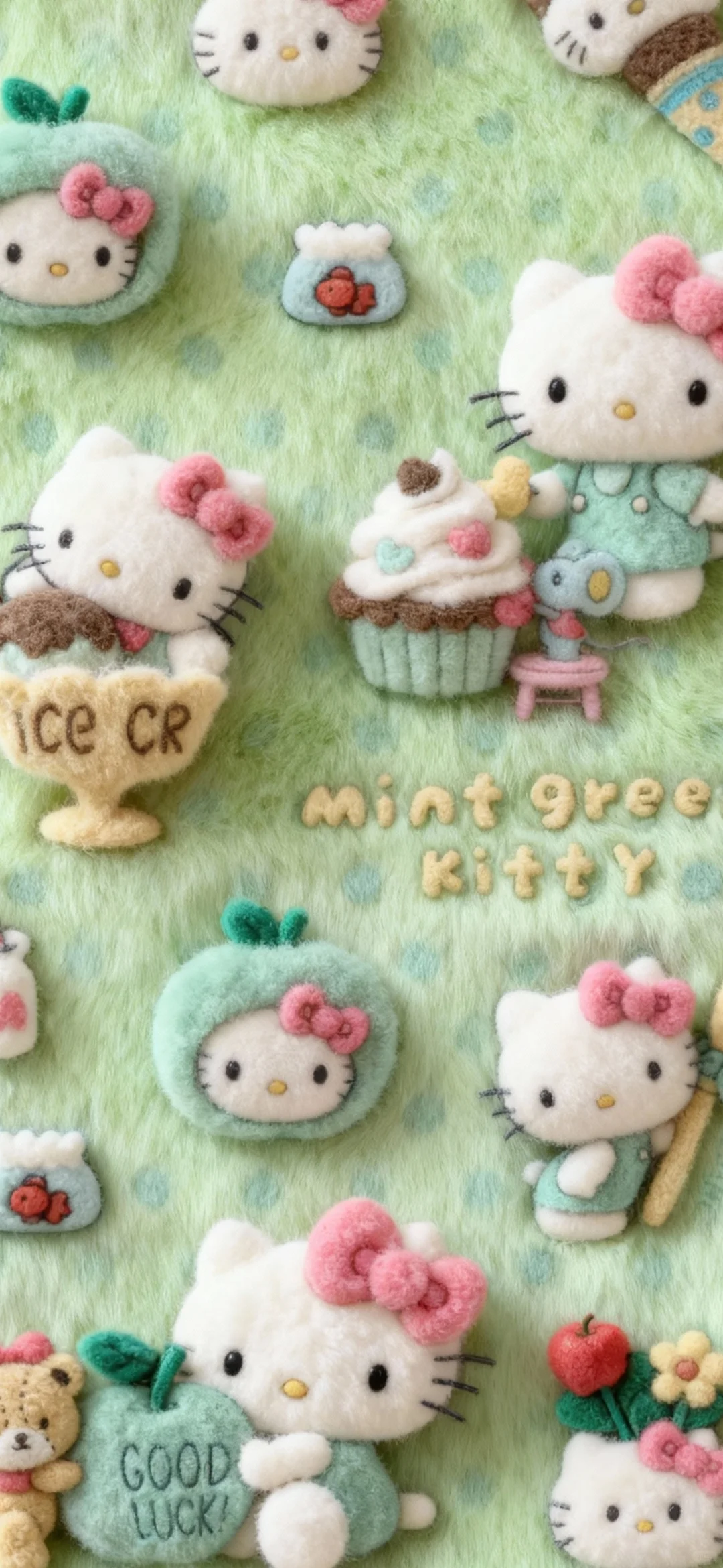 毛茸茸的hellokitty 😍手机壁纸合集