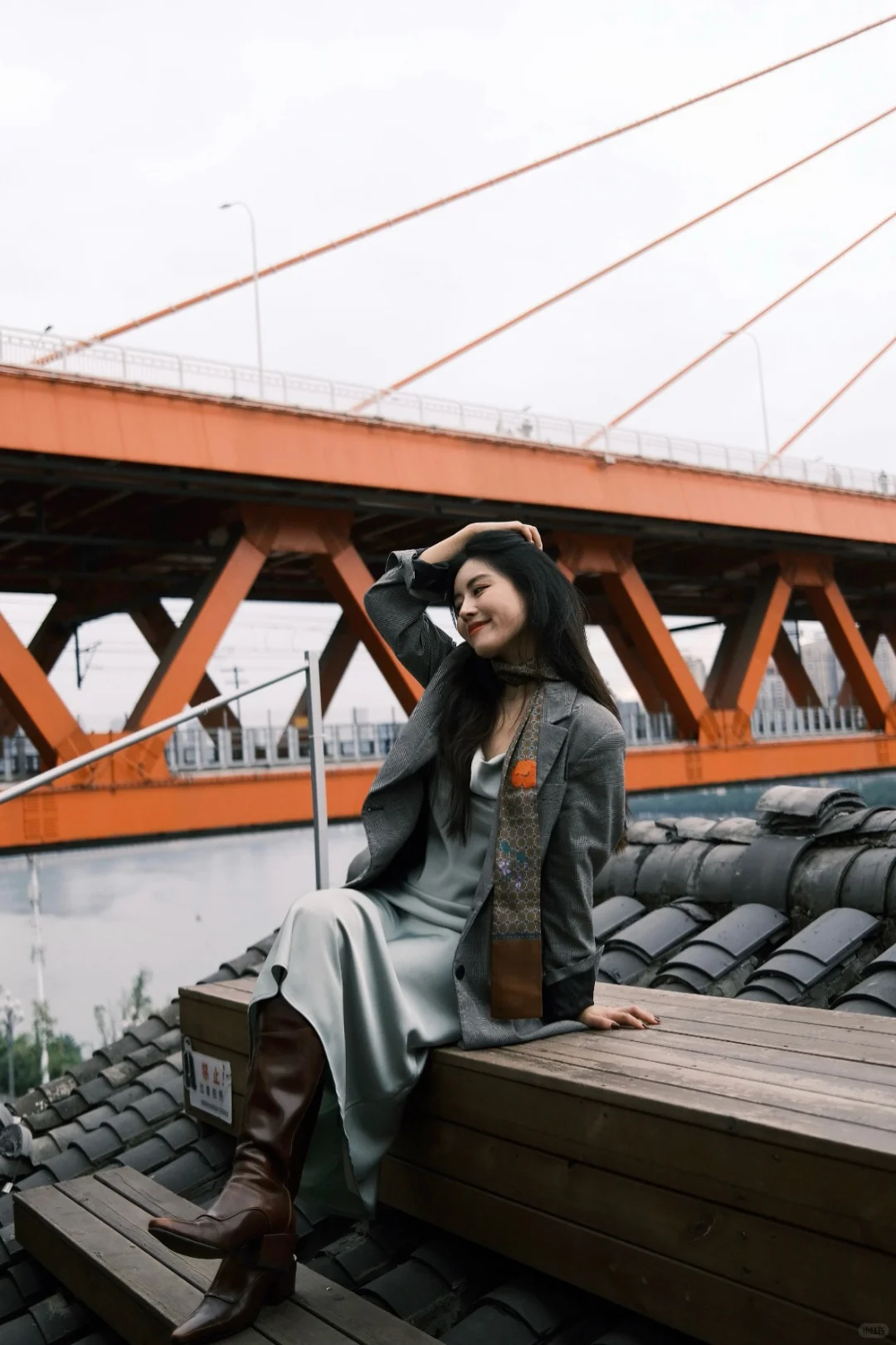 “轻复古文艺女孩”秋日outfit*4