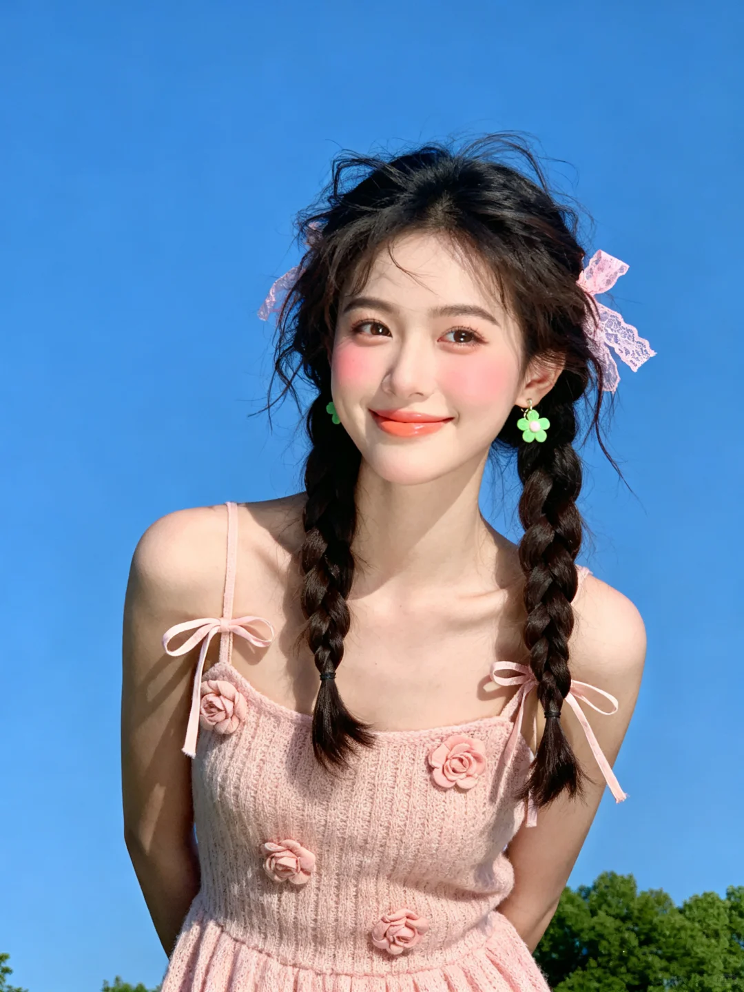 1分钟get同款夏日氧气甜妹写真～（附口令）