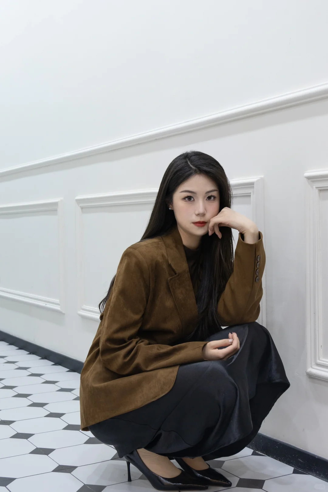 当遇上社牛的模特你就有福了‼️